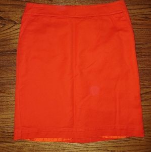 Orange Skirt Size 10